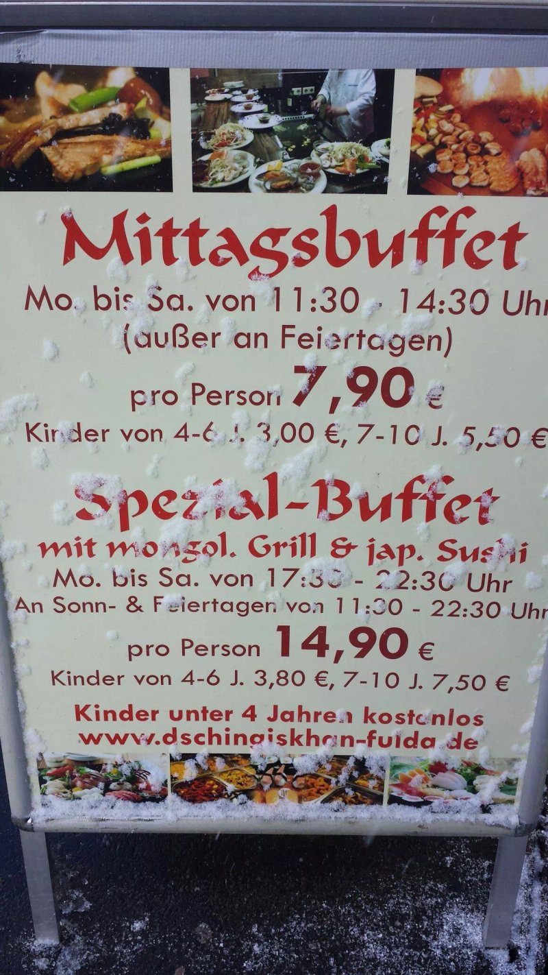 Mongolisches Grill Restaurant Dschingis Khan