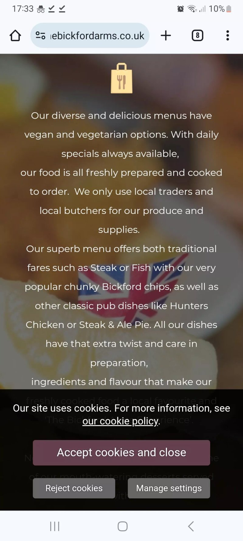 The Bickford Arms Restaurant
