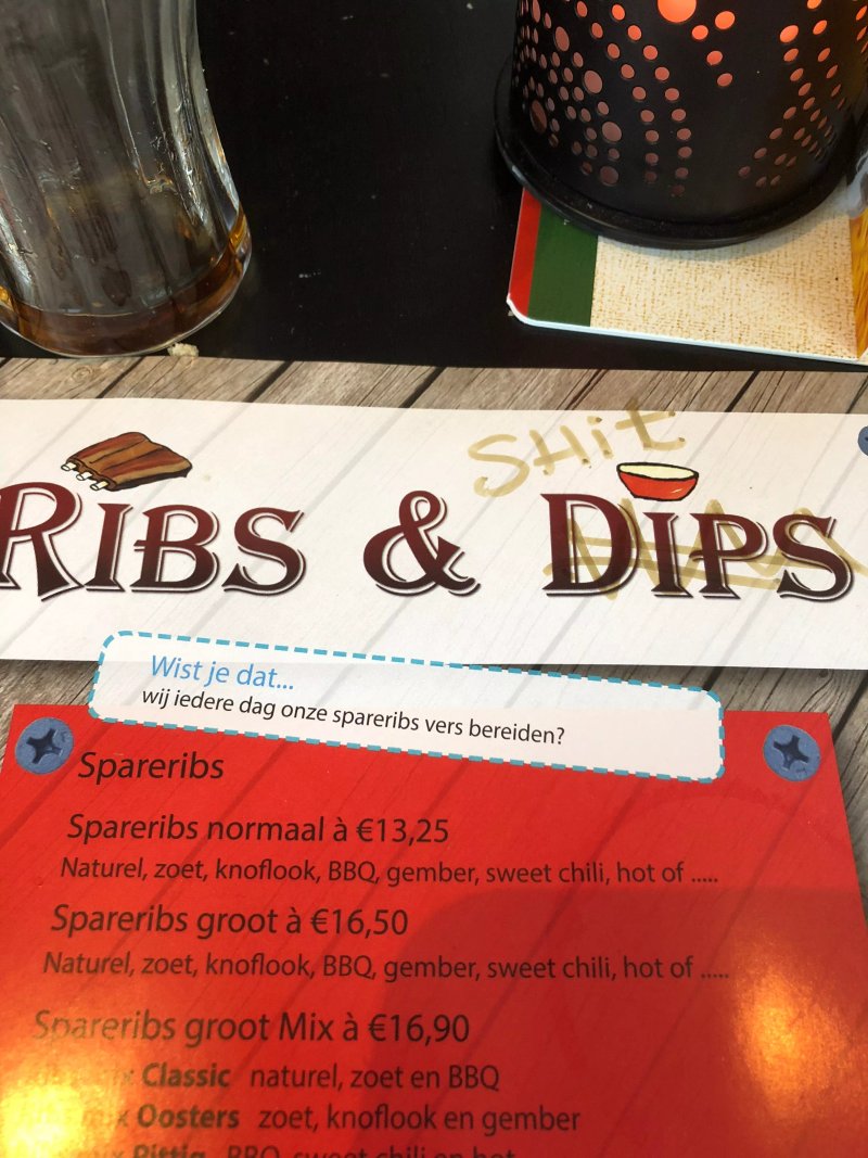 Ribs en Dips
