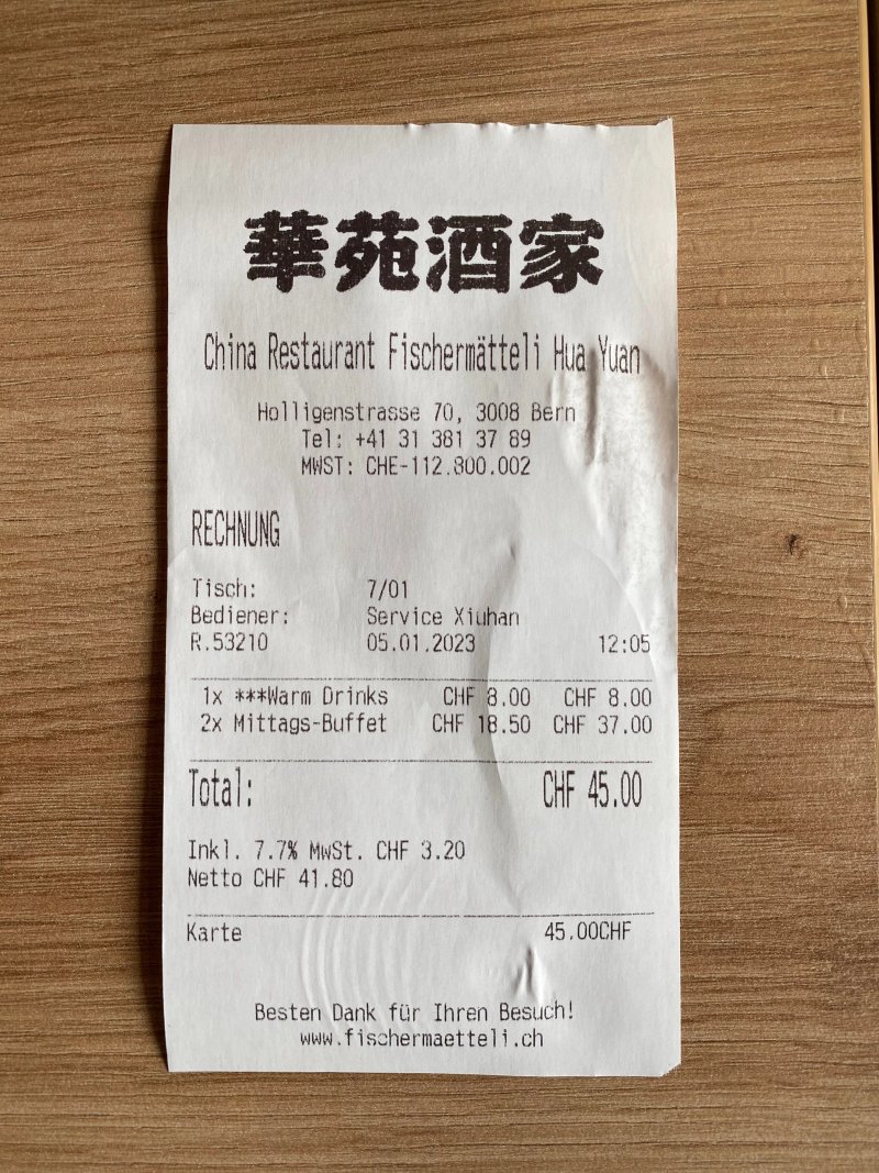Huayuan In Fischermatteli