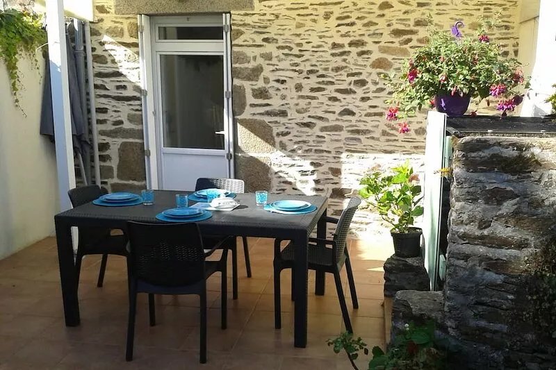Charming stone fisherman's house near the port