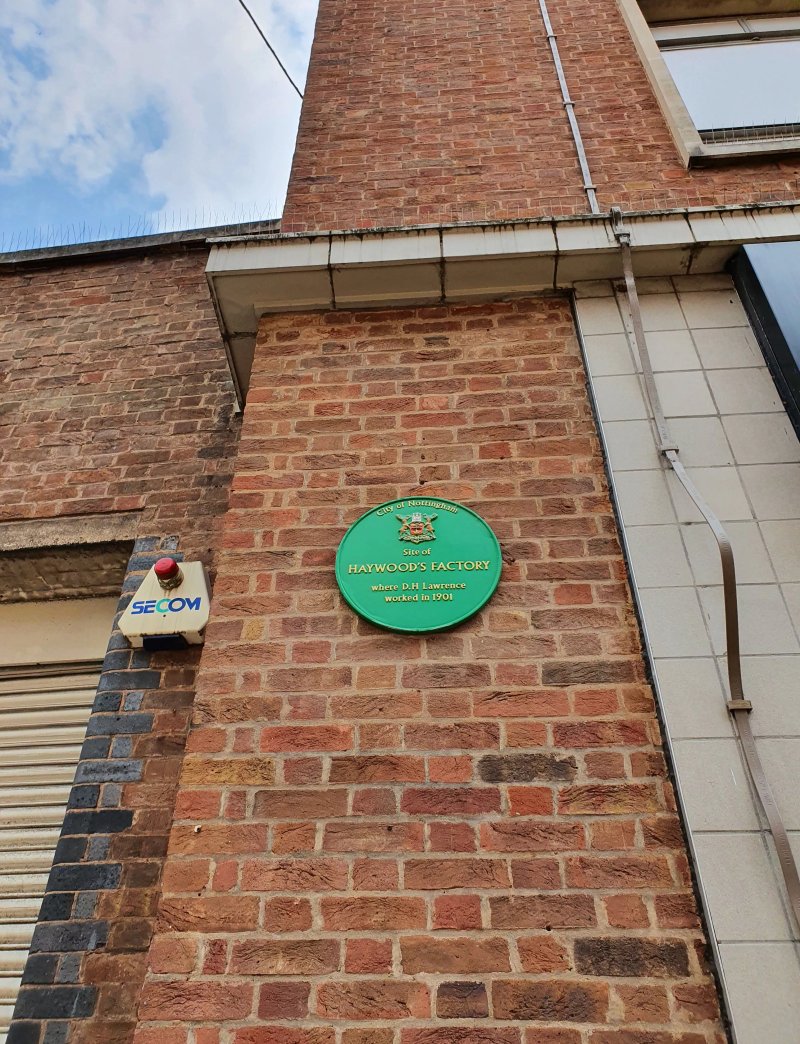 Haywood's Factory Monument Plaque