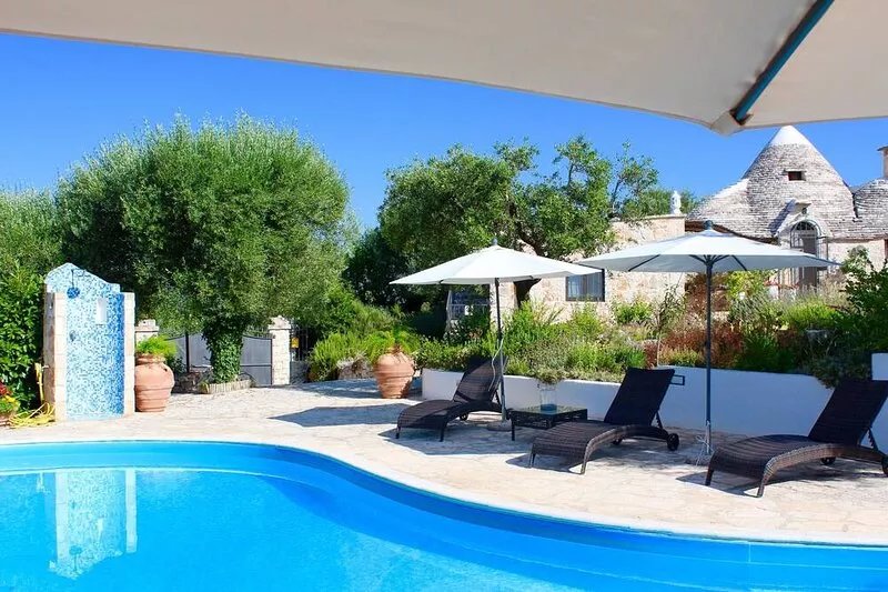 Trullo With Private Pool (15x7), WI-FI free, tennis table,mountain bike for rent