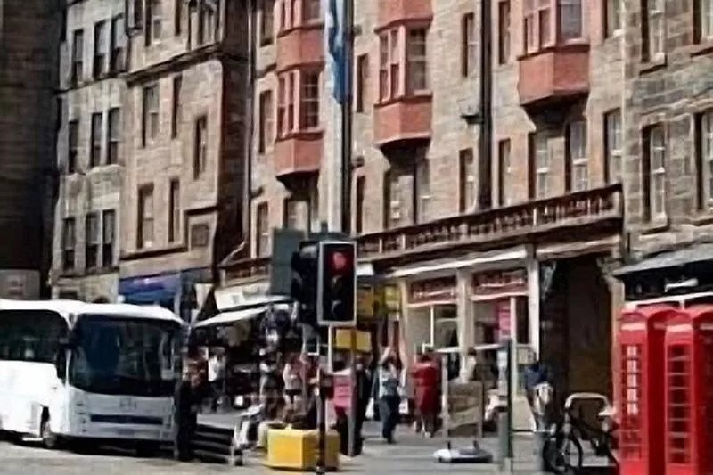 On the Royal Mile, Lawnmarket, Old Town, Edinburgh