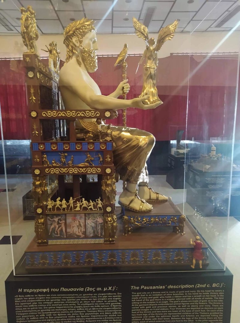 Statue Of Zeus At Olympia