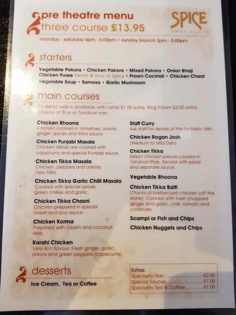 Spice Indian Cuisine