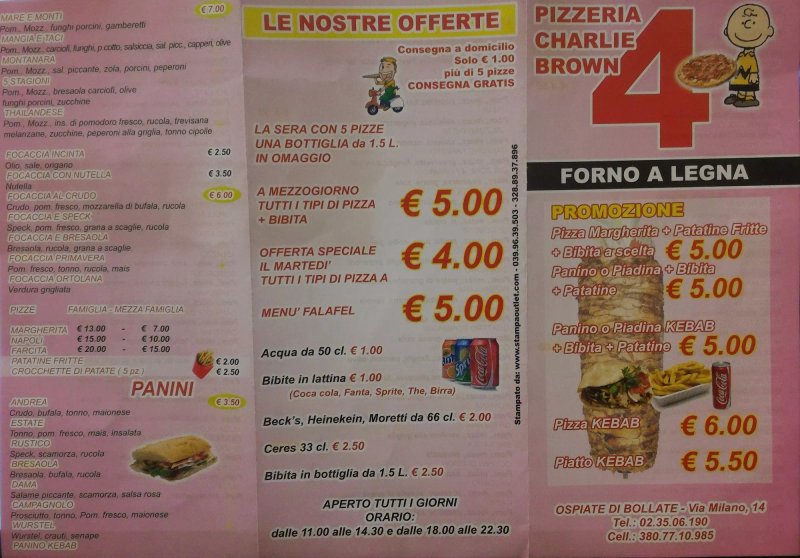Pizzeria Charlie Brown