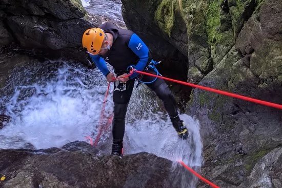 Ghyll-scrambling, canoeing and abseiling with North Star Adventure UK