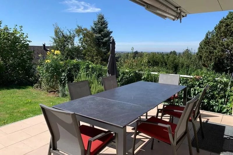 Luxurious apartment with a view of the vineyards and the Rhine plain