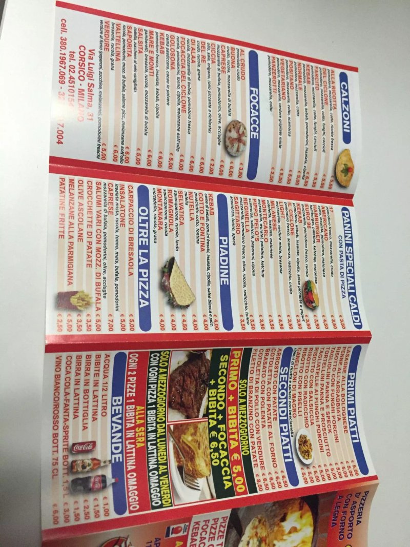 Pizzeria il ciclone corsico