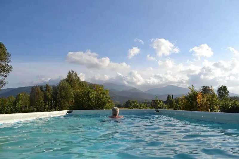 Casa Corten has an independent entrance, private garden  and swimming pool