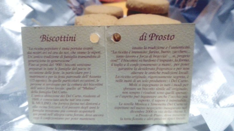 Biscotti Di Prosto