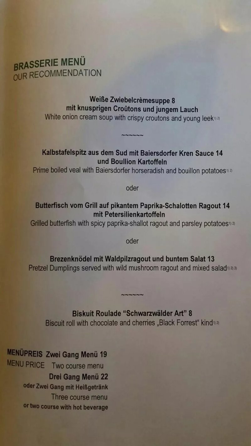 Restaurant Brasserie