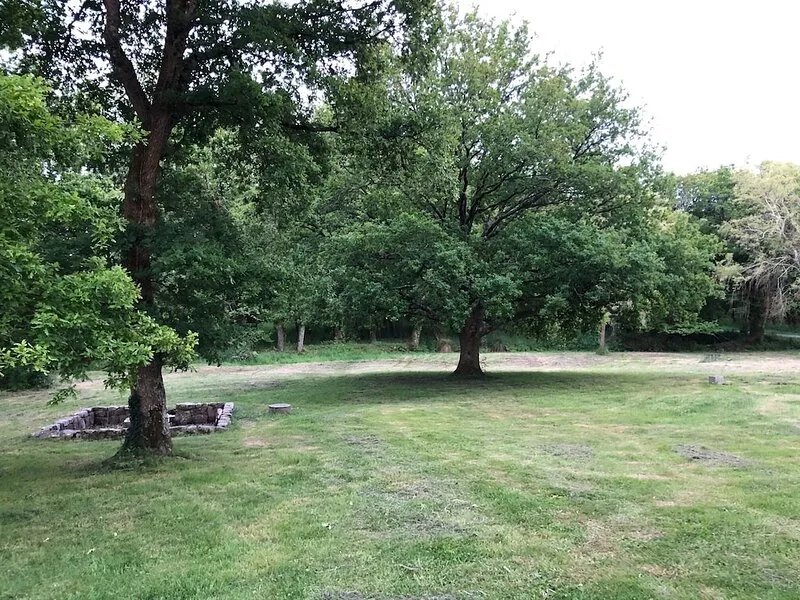 Bread oven on private property.