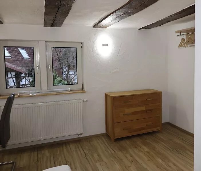 Renovated half-timbered house in a quiet location