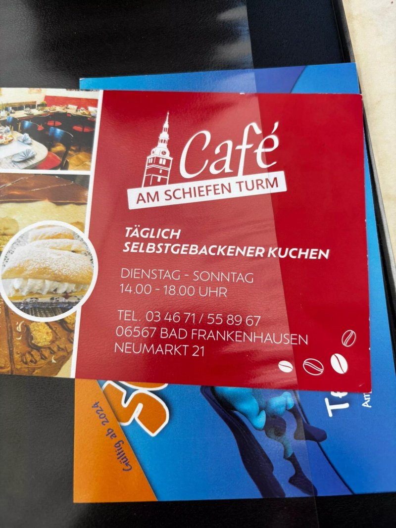 Cafe Am Schiefen Turm Bad Frankenhausen