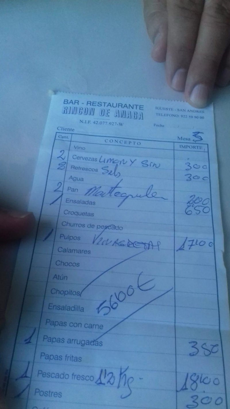 Bar-Restaurante Rincon de Anaga