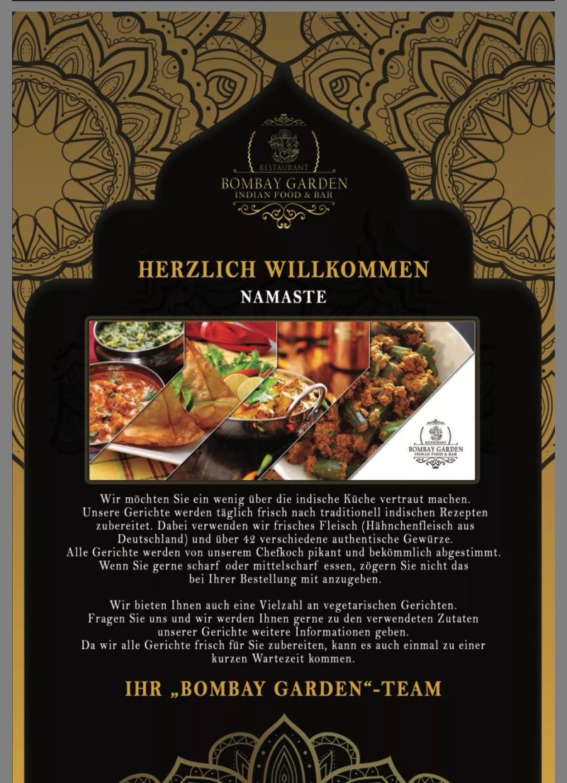 Bombay Garden Indian Food And Bar