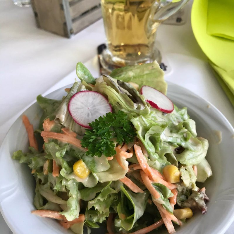 Cafe im Dorf