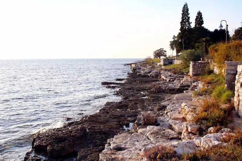 One bedroom apartment with terrace and sea view Karigador, Novigrad (A-2534-a)