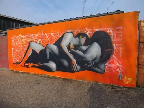 Fresque Couple Enlace