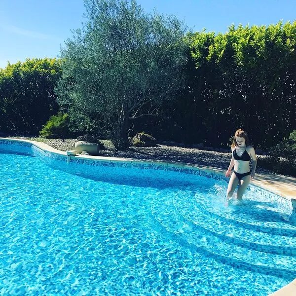 Renovated Stone Barn with private use large pool on Smallholding in Countryside