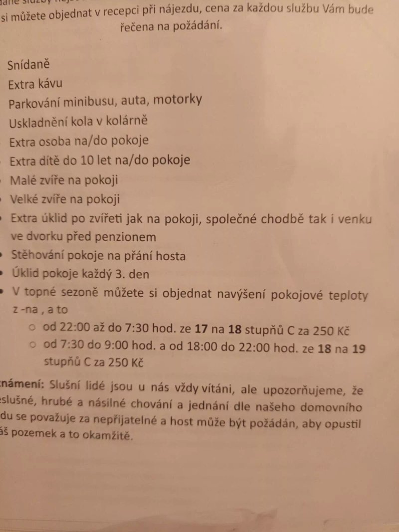 Penzion Zamecka Zahrada