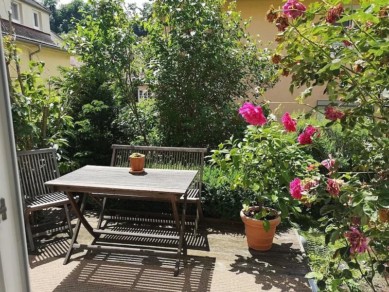 Garden apartment in Art Nouveau villa
