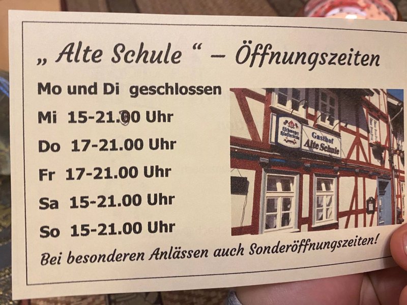 Alte Schule Niederdunzebach