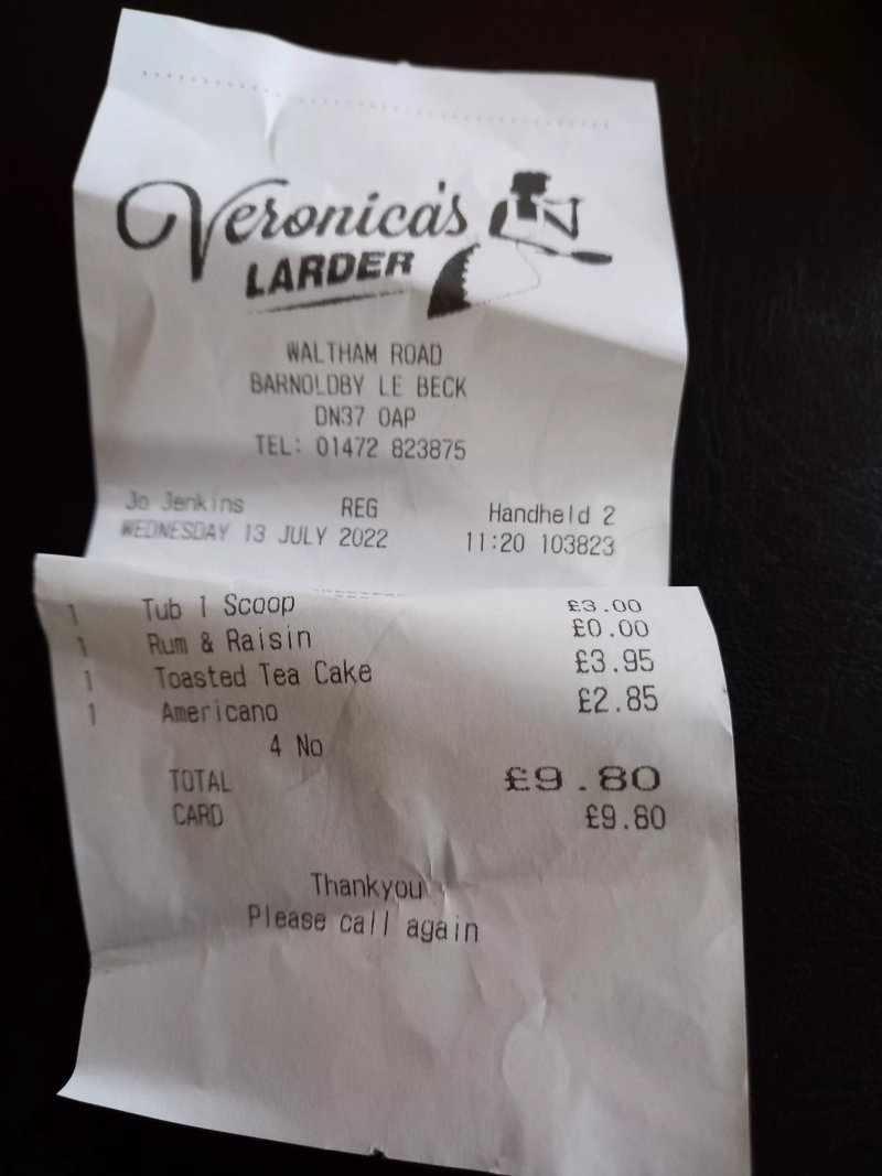 Veronica's larder