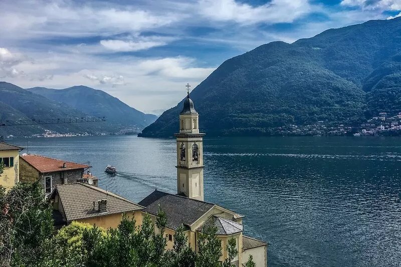 Romantic Private Lake Como Cottage with breathtaking 180-degree lake view