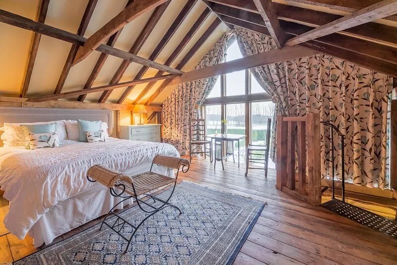 Two adjoining properties which can be booked together for up to ten guests.