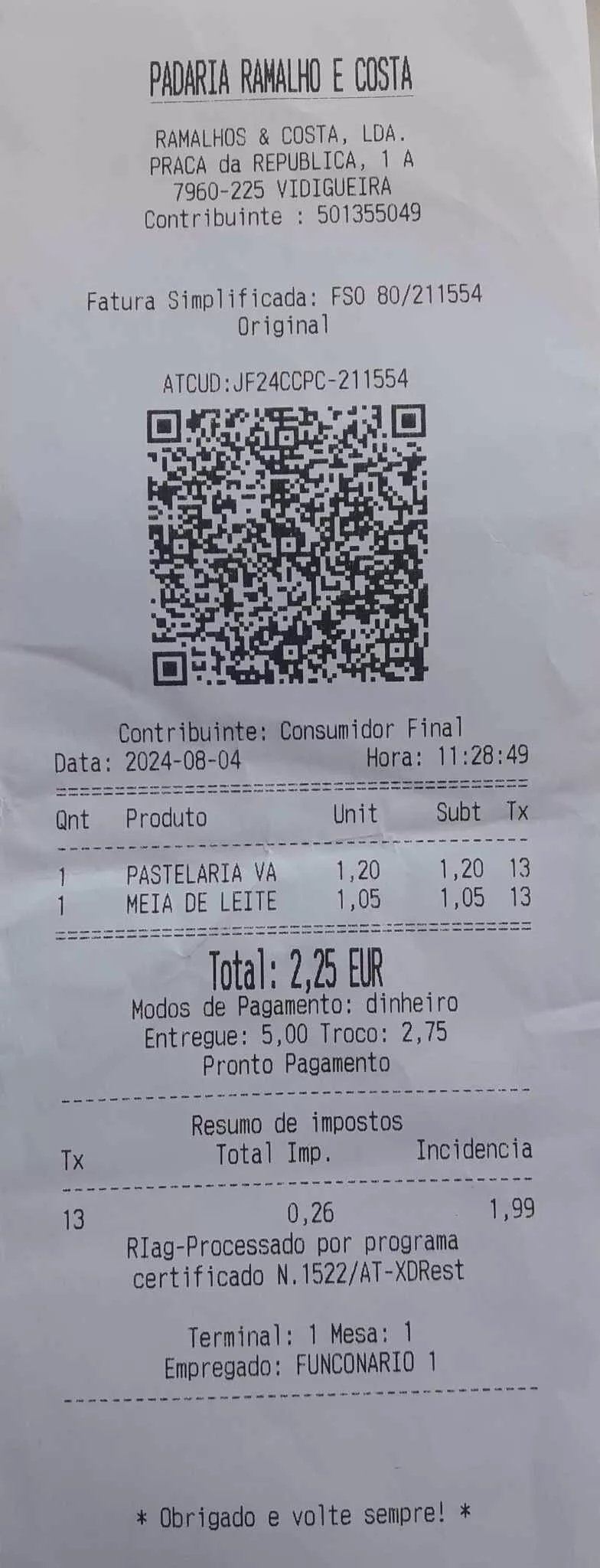 Pastelaria Gelataria O Relogio