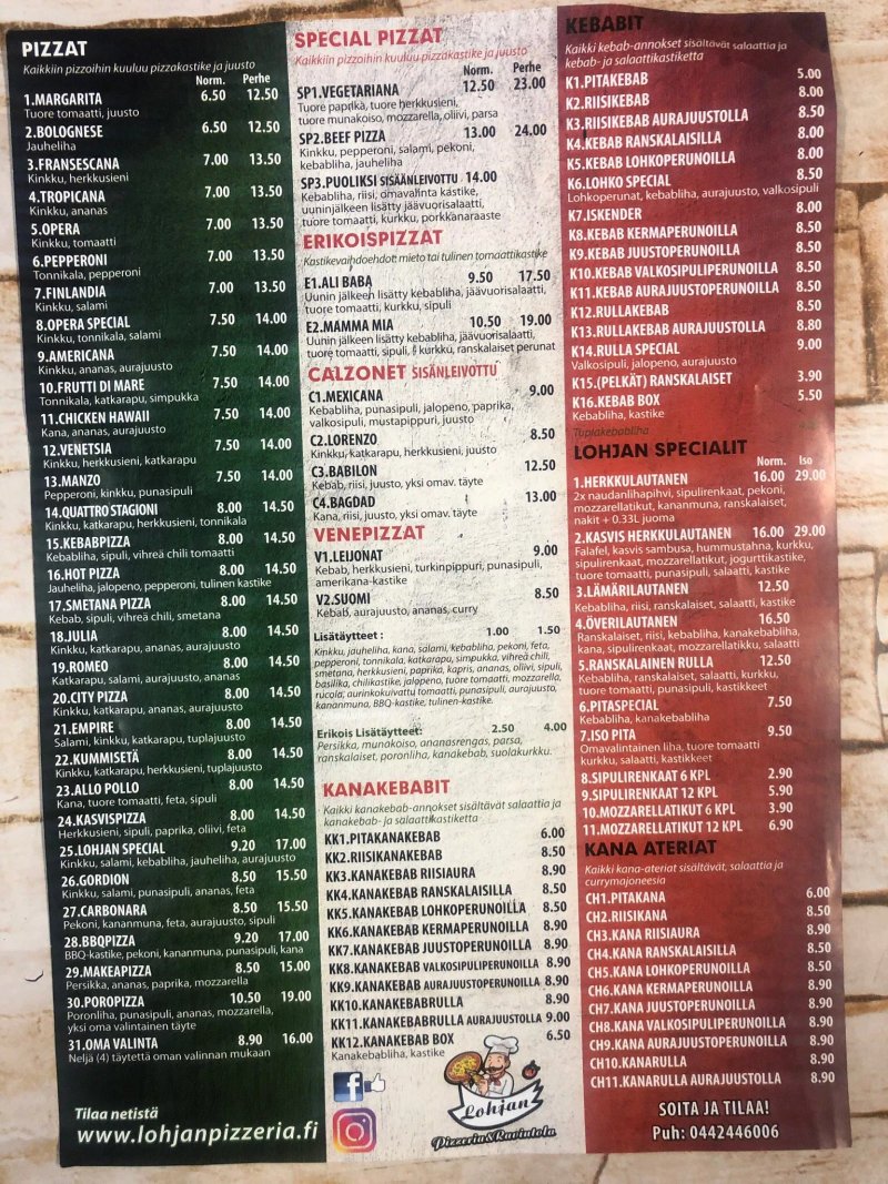 Lohja Pizzeria & Restaurant