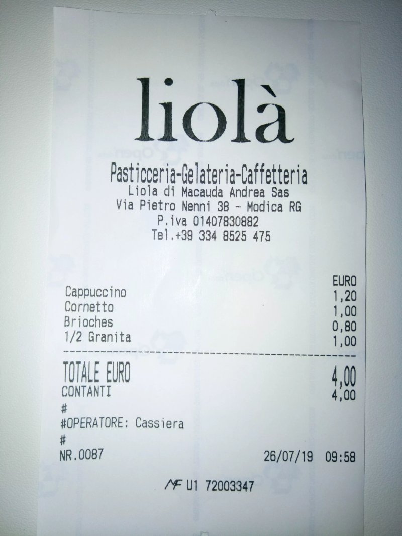 Liola - Pasticceria Gelateria Caffetteria