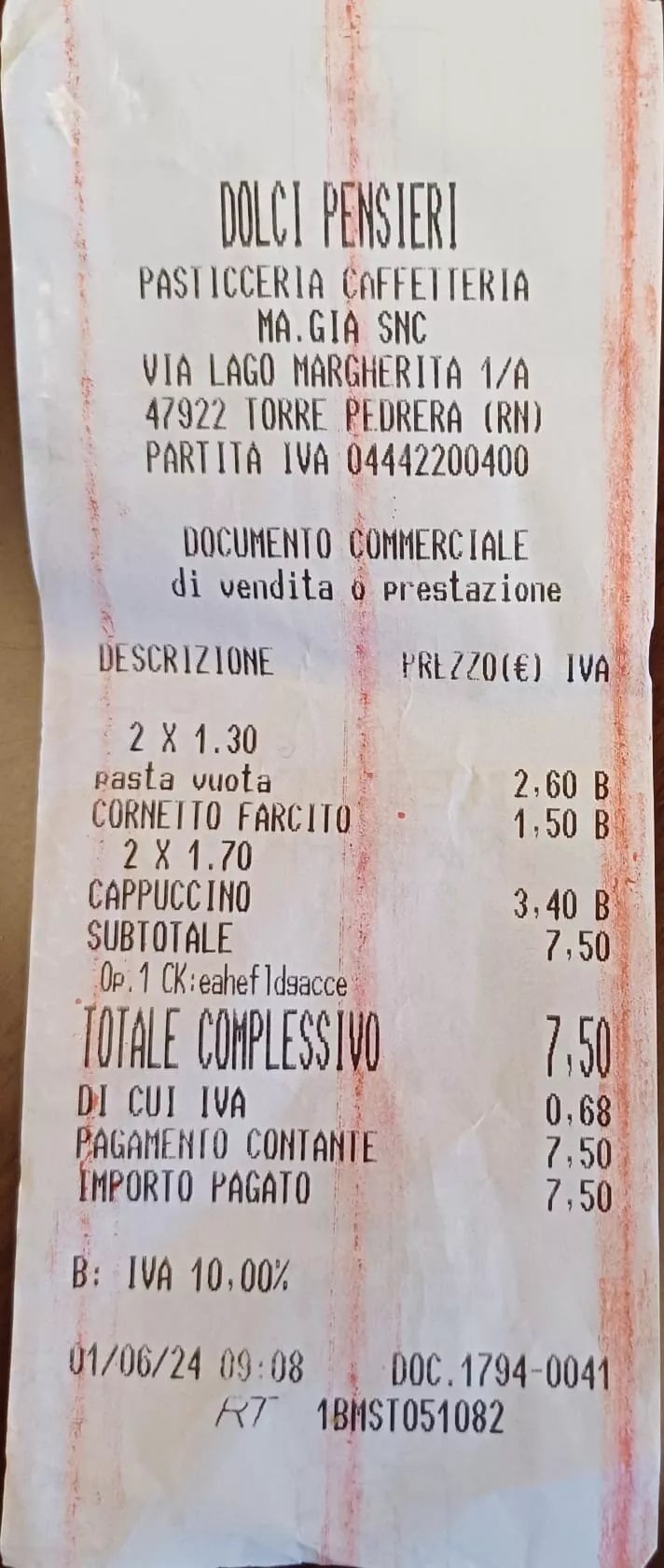 Dolci Pensieri Caffetteria Pasticceria