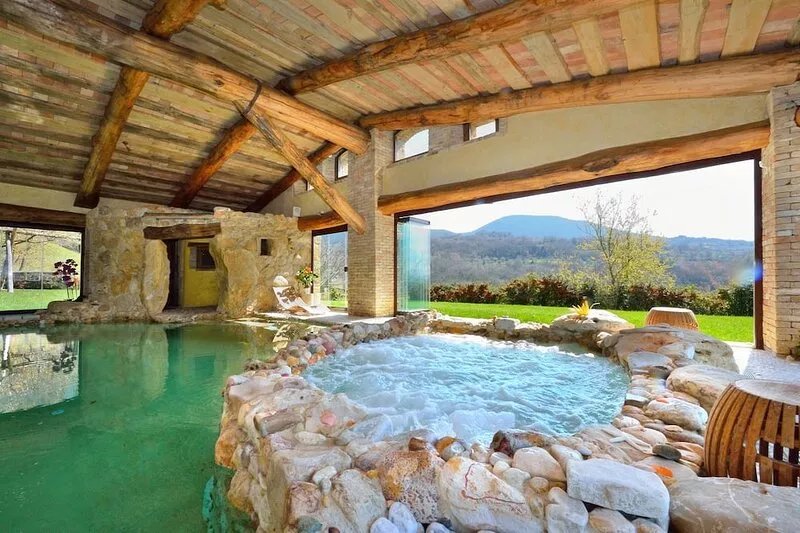 Colle dell'Asinello, luxury villa &  pool heating 31 C°, & wellness h24-Umbria-