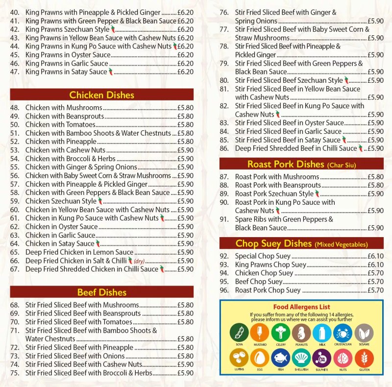 Golden Bamboo Chinese Takeaway