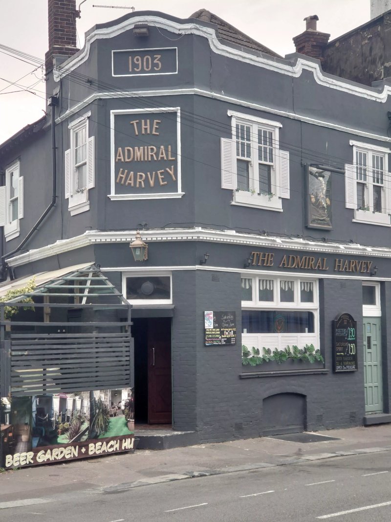 The Admiral Harvey Public house pub
