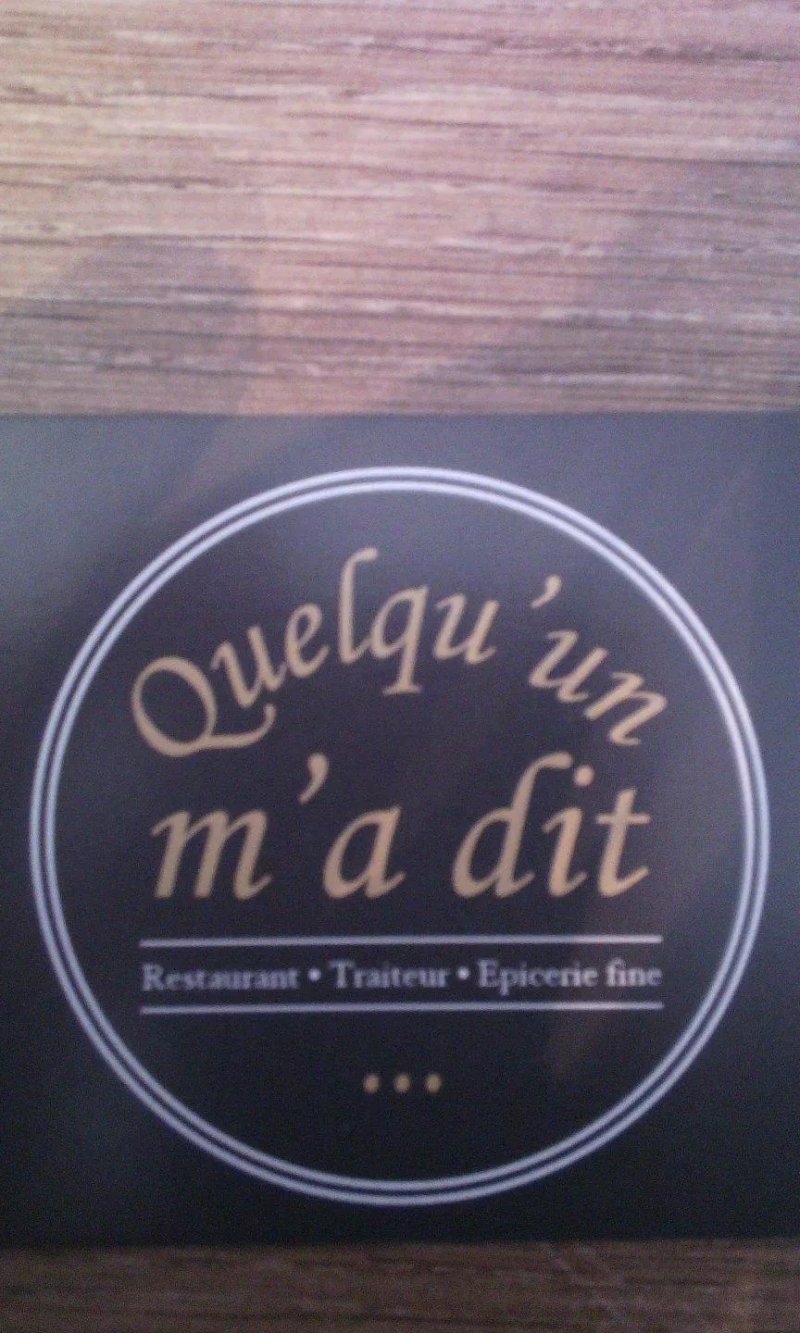 "Quelqu'un m'a dit"