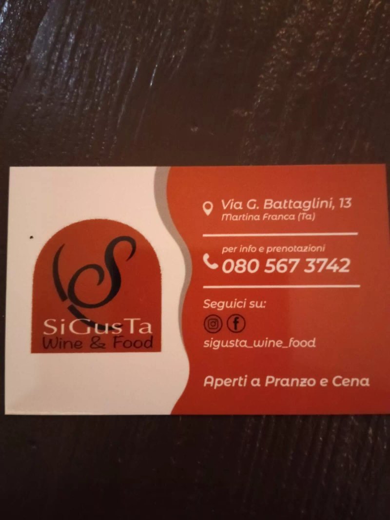 SiGusTa - Wine & Food