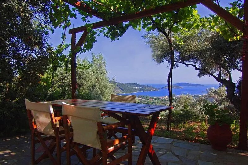 VILLAS ZOE SKIATHOS - TRADITIONAL VILLA, Newly Villas, spectacular sea views