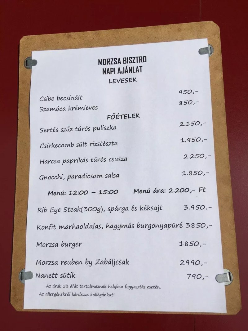 Morzsa Bisztro