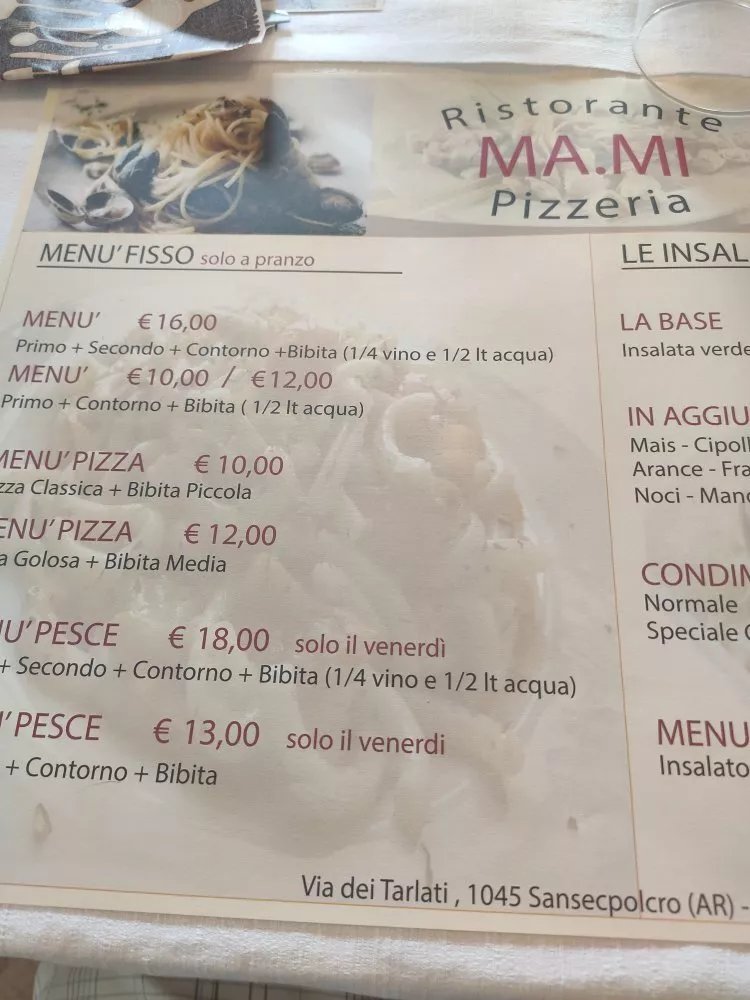 Ristorante Pizzeria MA.MI. Di Burzi Milena & C. Snc