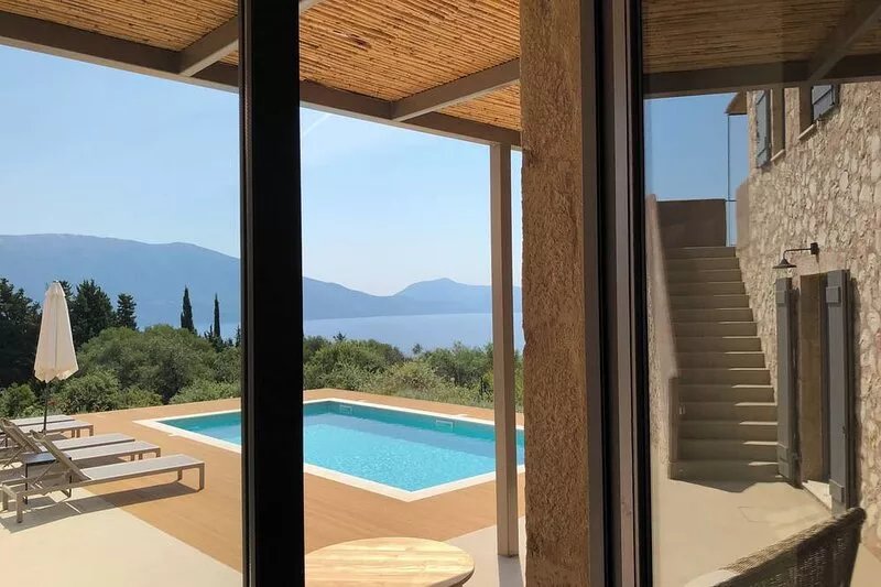Evreti DREAMHOUSE Stone House With Private Pool & Sea View. A Paradise on Earth!