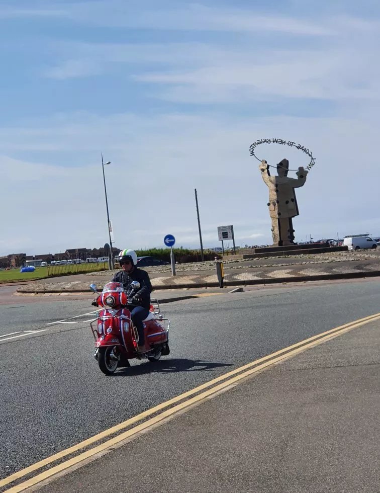 Welcome To New Brighton Statue
