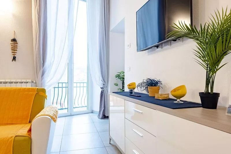 La Casa Rosa al Mare Silver apartment with sea view and parking free at 800 mt
