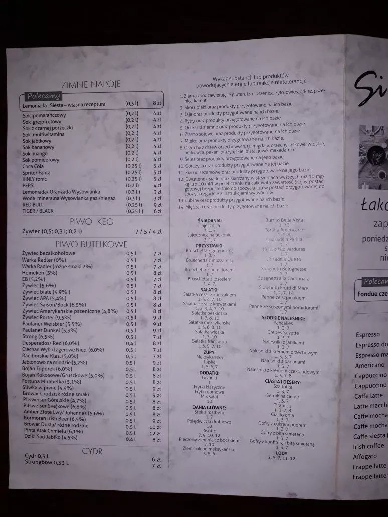 Siesta Cafe Restaurant