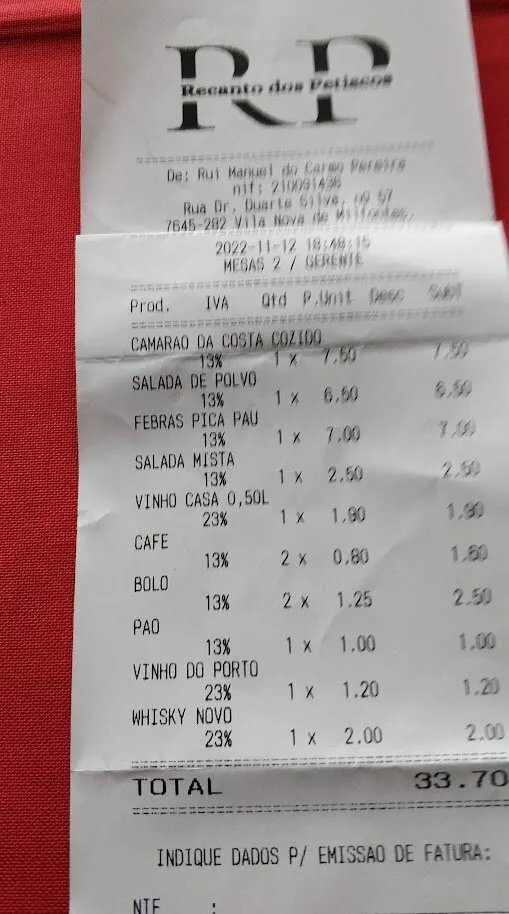 Rp- Recanto Dos Petiscos