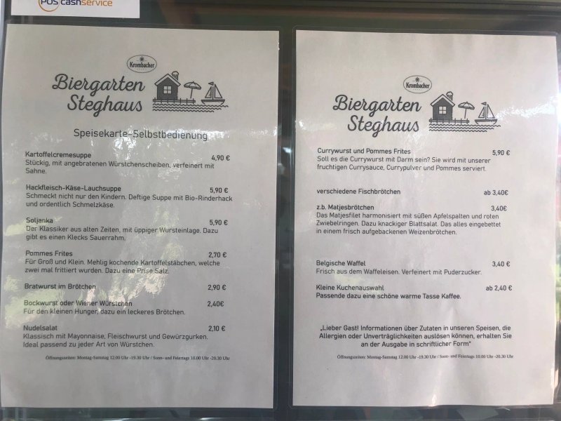 Biergarten Steghaus